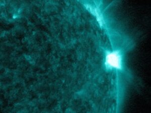 Nasa spots solar explosion with the potential to trigger radio blackouts on Earth