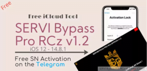 Download SERVI Bypassd Pro RCz v1.2 Free iCloud Tool for free register serial new icloud bypass tool