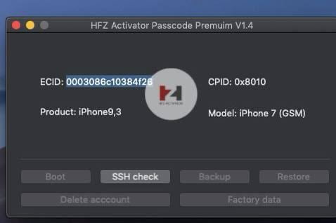 HFZ Premium Passcode Bypass V1.4