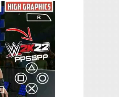 WWE 2k22 PPSSPP ISO file