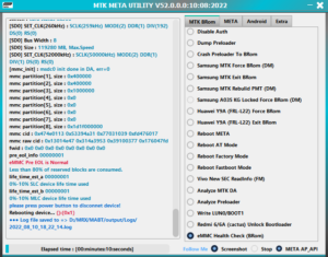 MTK META MODE UTILITY v52 - MTK Auth Bypass Tool V52 free Write Error 5 Fixed MTK Samsung Tool and Working 100%