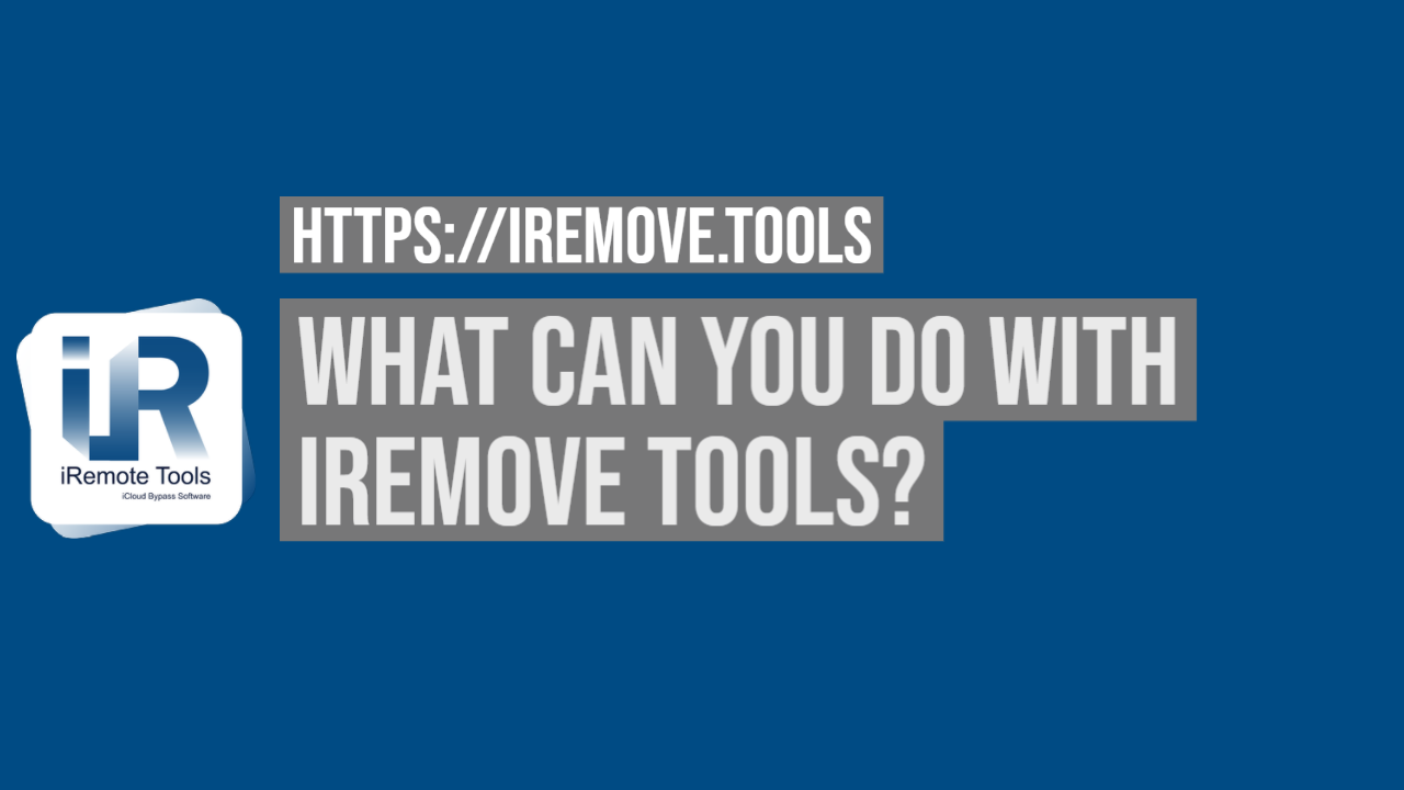 iRemove Tools v6.2.6 for window & mac icloud bypass hello with signal