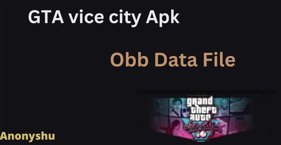 GTA Vice City mod Apk Obb