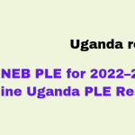 UNEB new PLE Results class 2022 now live Uganda this week
