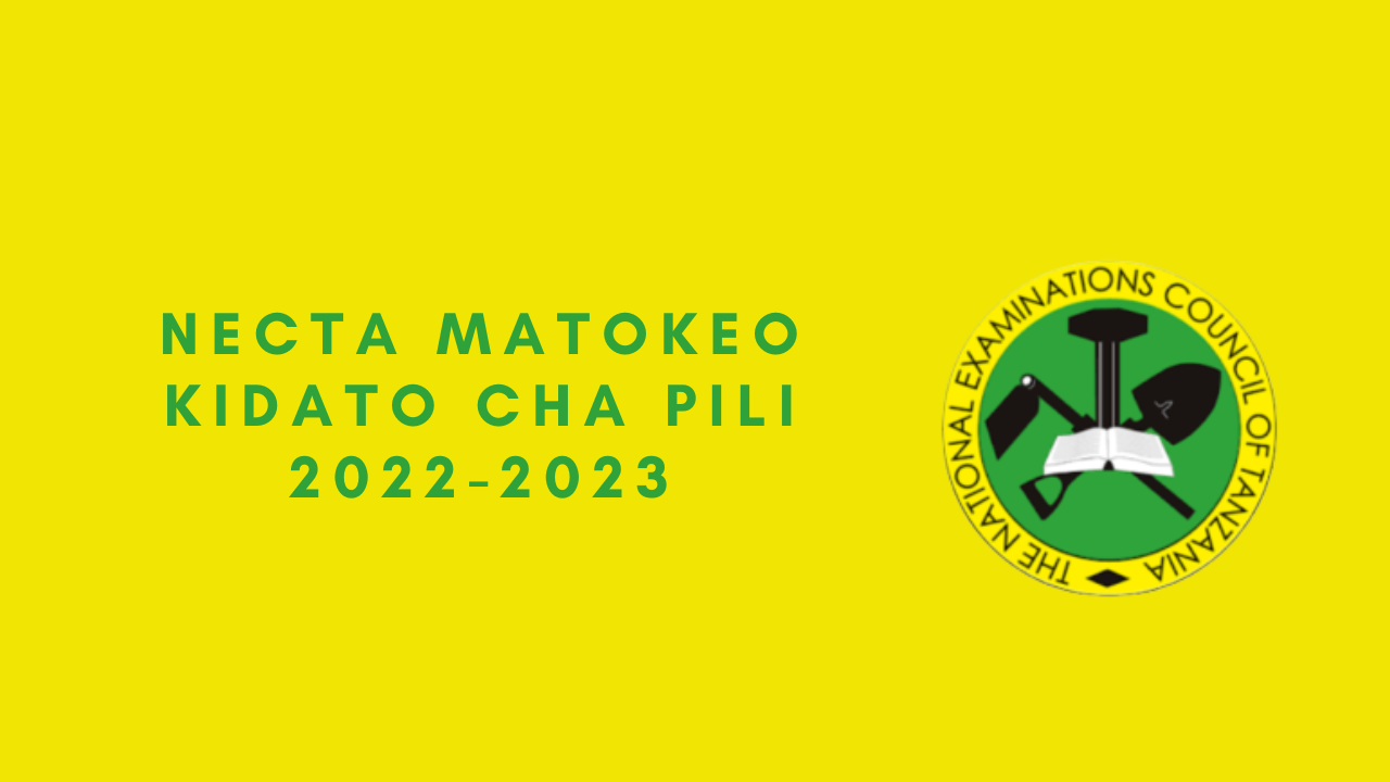 NECTA Matokeo KIDATO CHA PILI 2022-2023